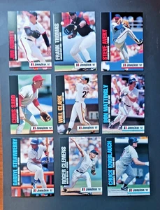 1992 Jimmy Dean Baseball Card Lot -23 cards-Includes Some Rookies-EX+-NM - Picture 1 of 4