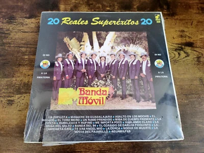 BANDA MOVIL LP/20 REALES SUPEREXITOS 20/ORIGINAL 1990/NEW SEALED/PROMO/DISA REC. Foto 1 de 3