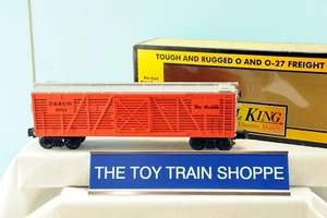 MTH RAIL KING 30-7110 DENVER RIO GRANDE SEMI-SCALE STOCK CAR. EXC COND IN BOX. - Picture 1 of 5