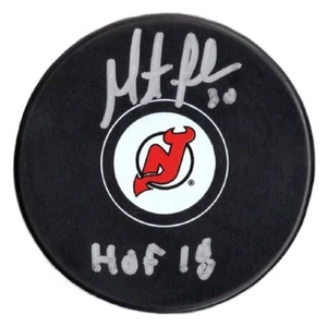 Martin Brodeur autographed signed inscribed puck NHL New Jersey Devils JSA COA - Picture 1 of 3