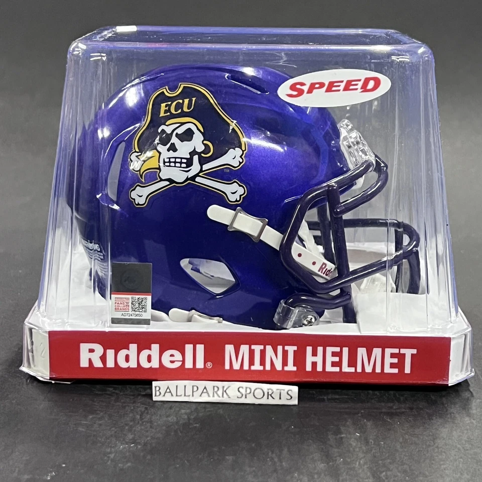 Мини-шлем East Carolina Pirates Speed Riddell NCAA лицензированный совершенно новый! - Изображение 1 из 4