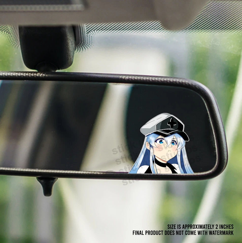 Pegatina Mini Peeker Esdeath, Esdeath Peeker, Pouty Waifu, Kawaii Waifu, pegatina Foto 1 de 3