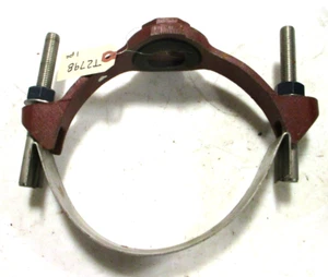 JCM Style 403 Service Saddle 8" (8.50-8.62 OD) x 1" NPT Outlet | Wide Strap - Picture 1 of 12