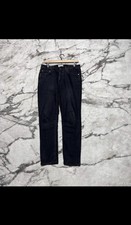 Acne Studios Town BLK Crease Black Jeans Mens Size 31/34 Denim Stretch