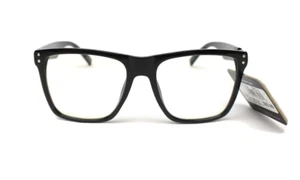 Gafas digitales Foster Grant negras de gran tamaño azul cuadrado claro sin mag JONIE NEGRAS - Imagen 1 de 7