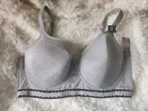 Nautica Lightly Lined Under Wire Gray Navy Blue Bra Size 42 D - Picture 1 of 7