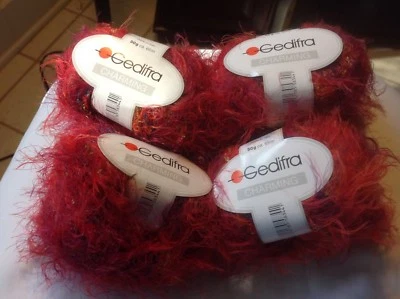 4 Gedifra CHARMING in reds, purples with multi colors - Image 1 of 4