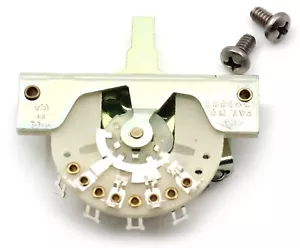 1x Interruptor de hoja CRL de 5 vías para Stratocaster con tornillos de montaje - Imagen 1 de 5