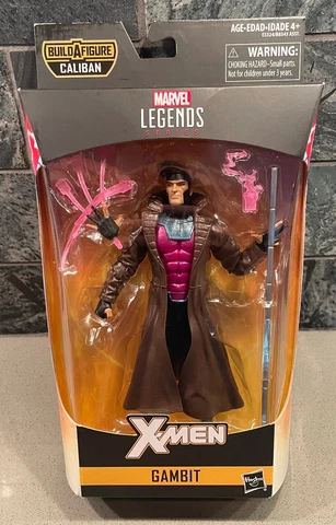 Marvel Legends Gambit Figure MOC Caliban BAF 2018 Hasbro NEW X-Men Cover