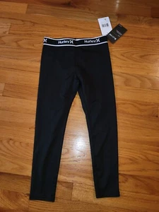 NWT Hurley H20-Dri Stay Dry Compression Tights Girl's Sz Sm Pants Black NWT $35 - Picture 1 of 2