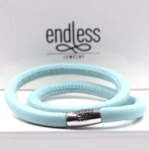 NEU ENDLOS NEUWERTIG LEDER DOPPEL ARMBAND 7,5 ZOLL ARMBAND #12115-38 - Bild 1 von 1