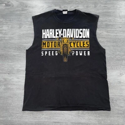 Harley Davidson Men’s XL Extra Large Shirt Muscle Rock And Roll Workout Tee Ohio - Image 1 of 4