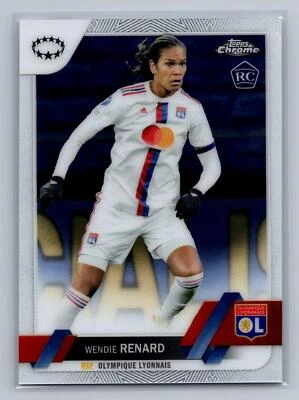 Wendie Renard 2022-23 UEFA Chrome Women's CL RC #91 - Image 1 of 2