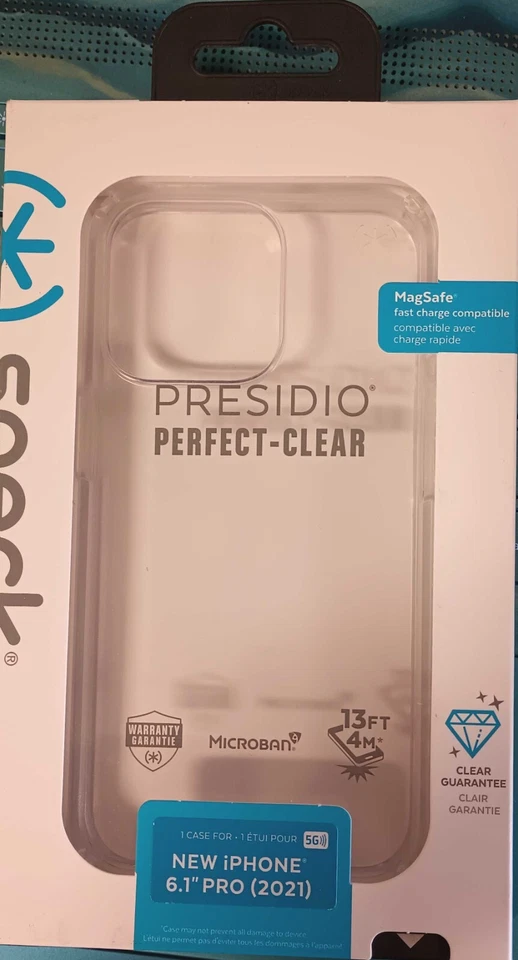 Speck Presidio Clear Case for Apple iPhone 13 Pro (6.1") -