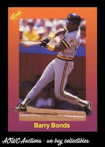 Classic Travel Orange #117 1989 Barry Bonds - Imagen 1 de 2