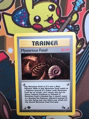 Mysterious Fossil 1. Edition 62/62 Fossil englisch Pokemon Karten NM - Bild 1 von 2