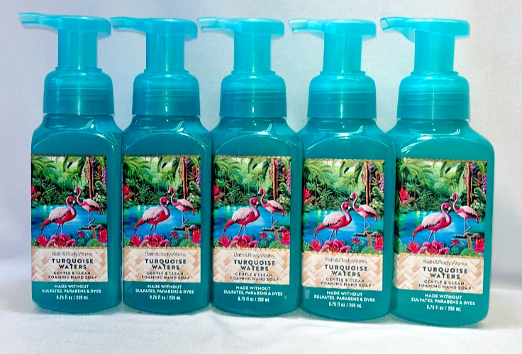 5 Turquoise Waters  Foaming Hand Soap Bath & Body Works 8.75 fl oz - Image 1 of 1
