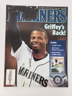 2009 May - Seattle Mariners Magazine "Griffey s Back!!!" - Ken Griffey Jr. - Image 1 of 2