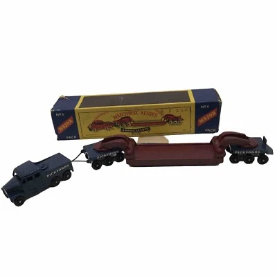 Lesney Matchbox Major Pack No. 6 Pickfords 200 Ton Transporter 1960 - UK W/Box - Image 1 of 4
