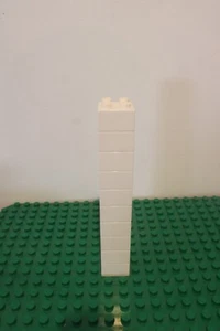Lego Duplo 2X2 WEISS Stein Block Menge 10 - Bild 1 von 1