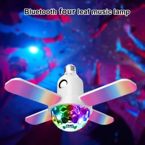 US Smart LED Light Bulb E27 RGB Colour Bluetooth Speaker Music Lamp with Remote - Picture 1 of 14