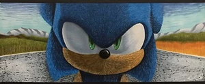 Sonic The Hedgehog Drawing-10x20 Print - Picture 1 of 2