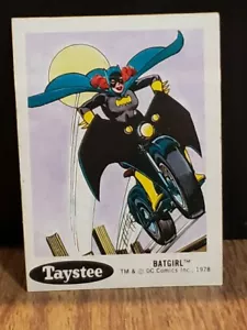 1978 Taystee DC Super Heroes Stickers Batgirl #13  Excellent  - Picture 1 of 2
