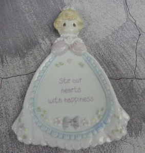Enesco Precious Moments Porzellan Plakette "Stir Our Hearts With Happiness" - Bild 1 von 7