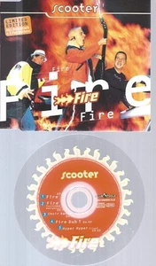 CD--SCOOTER -- --- FIRE --LIMITED--RED DISC - Imagen 1 de 1