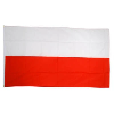 Polen Fahne Flagge mit Ösen 90 x 150cm EM WM 2024 Banner Fußball Fanartikel