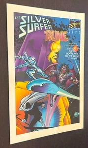 SILVER SURFER / RUNE #1 (Marvel Comics 1995) -- Limited Edition Foil Variant - Picture 1 of 2