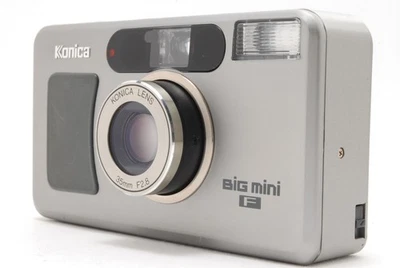 Read!!【Exc+5】KONICA Big Mini F Silver Point & Shoot 35mm Film Camer From Japan - Image 1 of 4