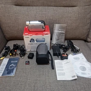 Canon Legria FS306 Camcorder Digital Video Cameras Boxed with original accessori - Picture 1 of 11