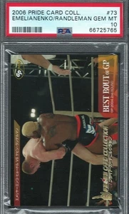 Tarjeta Pride Coll #73 2006 Fedor Emelianenko Randleman PSA 10 gemas como nueva  - Imagen 1 de 2