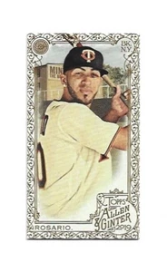 2019 Topps Allen and Ginter Mini Gold Border #190 Eddie Rosario - Picture 1 of 2