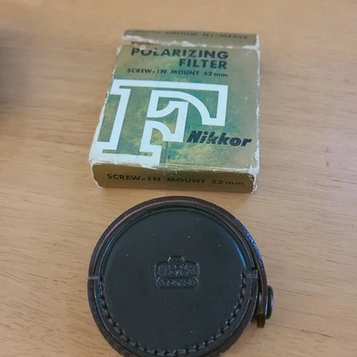 Vintage Nikon Nikkor A2 52mm Polar Polarizing Filter w/ Case MADE IN JAPAN - Image 1 of 4