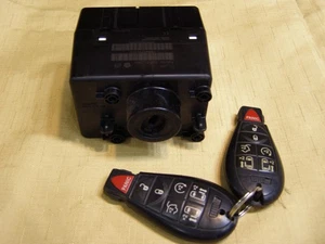 OEM 2017 Dodge Caravan SXT Ignition Switch Module Receiver & 2 Keys  P68257921AC - Picture 1 of 5
