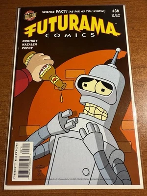 FUTURAMA COMICS #36 (VF+) BONGO COMICS 2008 - MATT GROENING - BENDER COVER - Image 1 of 3