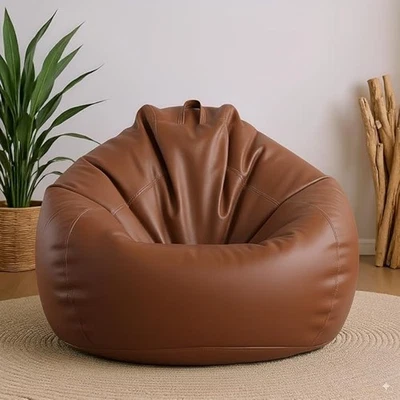 Funda sofá silla Bean Bag e imitación cuero para vivir XXXL sin relleno Foto 1 de 4