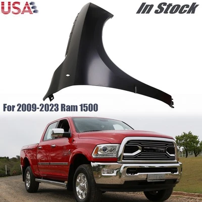 For Dodge Ram 1500 2019-2023 Primed Black Front Passenger Side Fender Primed - Image 1 of 4