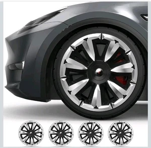 19 Inch Wheel Covers Compatible with 2020-2024 Tesla Model Y - Picture 1 of 9