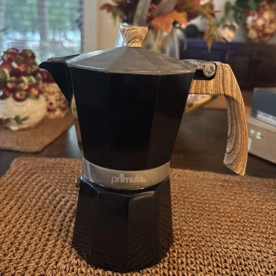 Cafeteira de espresso Primula alumínio 1 xícara fogão - Imagem 1 de 4