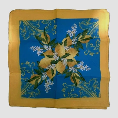 Guardanapos de mesa estilo mediterrâneo 20x20 pol. limoeiro, pacote com 6 - Imagem 1 de 4