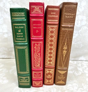 4 Franklin Library Books, Ltd Edition Series Leather Bound 22K Gold Gilt - Picture 1 of 17