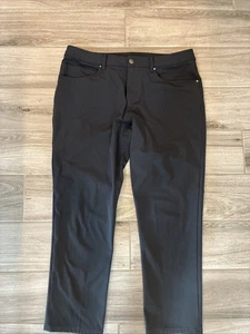 Lululemon Hose Herren Größe 34x27 Anthrazit ABC Chino Stretch City Business Preppy - Bild 1 von 6