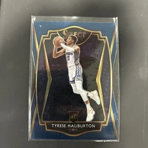 2020-21 Panini Select #189 Tyrese Haliburton Rookie RC Premier level Blue Prizm - Picture 1 of 2
