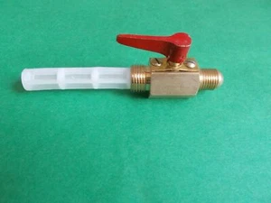 NEW MASSEY FERGUSON FUEL/PETROL/DIESEL ON OFF VERTICAL BRASS TAP - Picture 1 of 1