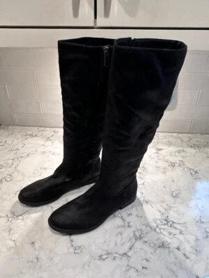 New Rouge primetime fashion knee high boots black size 7 womens - Image 1 of 4