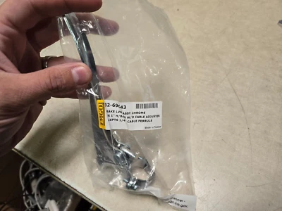 EMGO   BRAKE LEVER  - RIGHT HAND  FOR 1" BAR 32-69643 / TRIUMPH CHROME - image 1 of 4