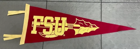 Florida State Seminoles Vintage Wool Felt  Pennant Cover